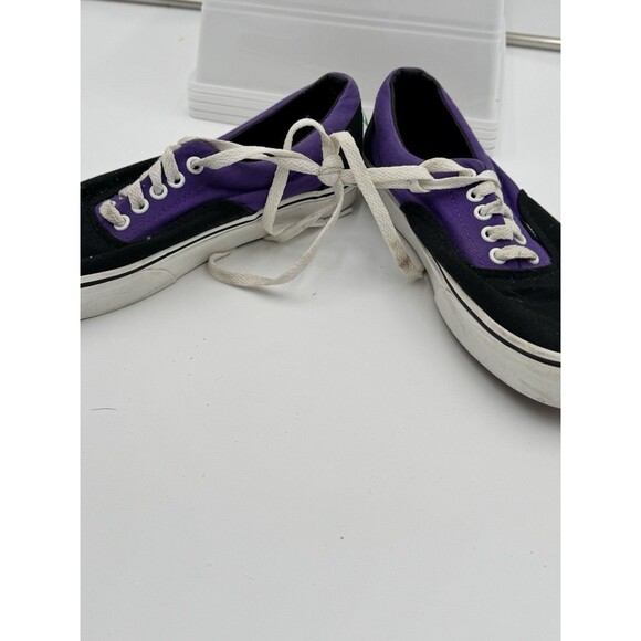 Men’s Vans Off The Wall size M7.5/W9 Purple Black Lace Up Skate Shoes Sneaker - Picture 5 of 10